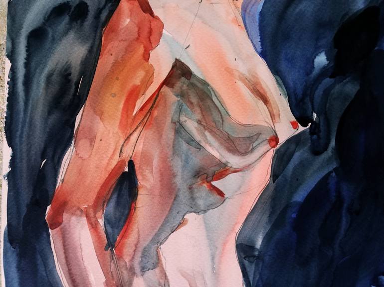 Original Nude Painting by Jelena Djokic