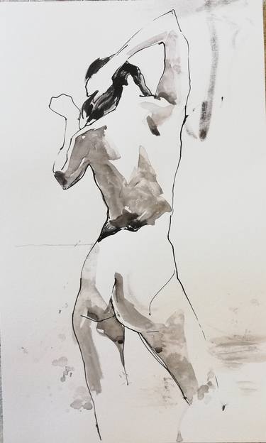 Print of Figurative Nude Drawings by Jelena Djokic