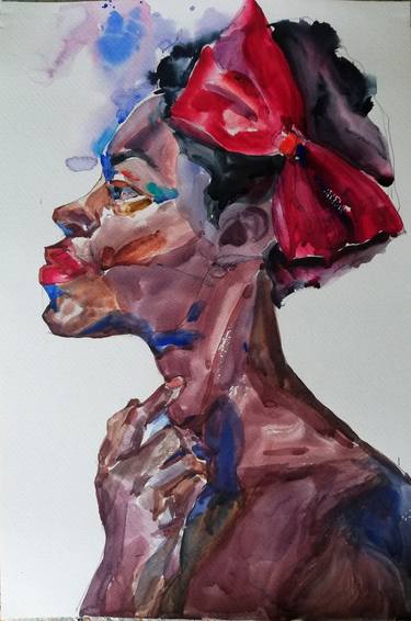 Original Figurative Portrait Paintings by Jelena Djokic