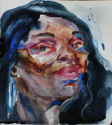 Print of Portrait Paintings by Jelena Djokic