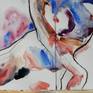 Watercolor on Fedrigoni 300gr
Materials used< Finest artists' watercolors, Horadam Aquarell
Inspired by fluidity of human form