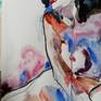 Watercolor on Fedrigoni 300gr
Materials used< Finest artists' watercolors, Horadam Aquarell
Inspired by fluidity of human form