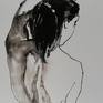 Ink drawing on Tintoretto 350gr
Inspired by sensual gesture, simplicity, line as a powerful way to express beauty