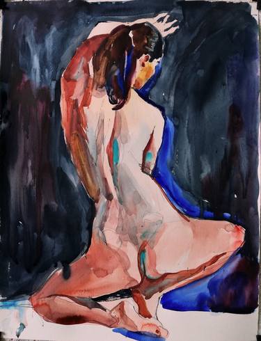 Original Figurative Erotic Paintings by Jelena Djokic