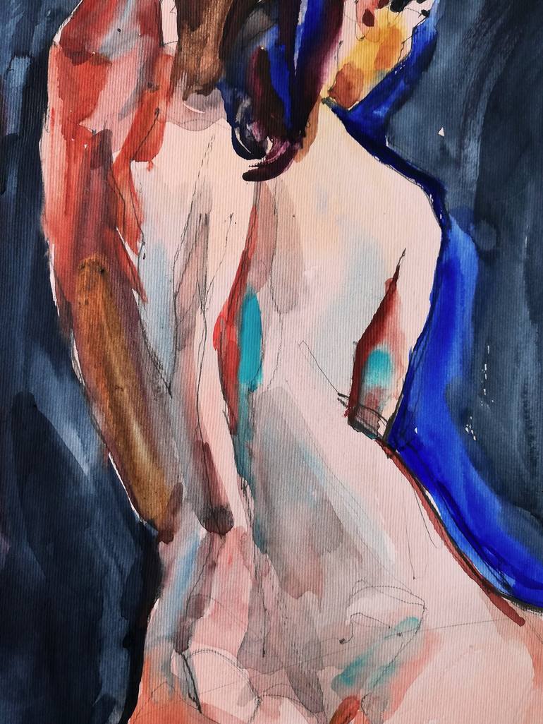 Original Figurative Erotic Painting by Jelena Djokic