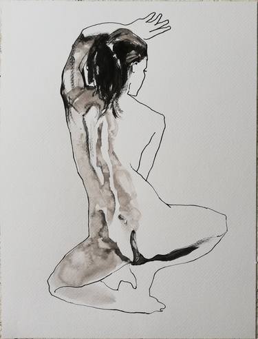 Print of Figurative Nude Drawings by Jelena Djokic