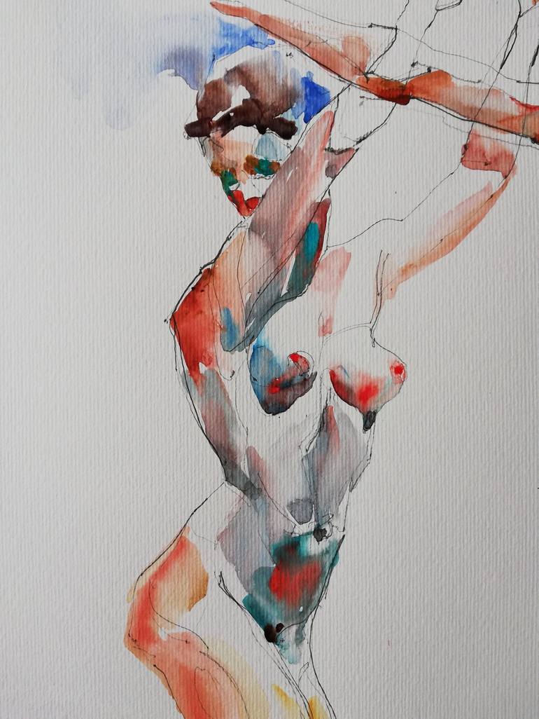 Original Nude Painting by Jelena Djokic