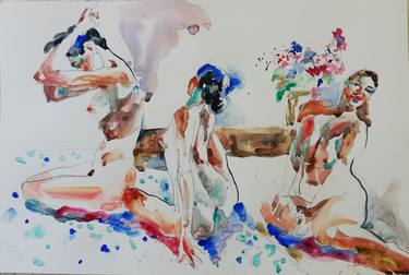 Original Nude Paintings by Jelena Djokic