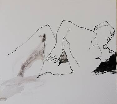 Original Figurative Erotic Drawings by Jelena Djokic