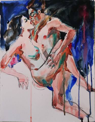 Print of Erotic Paintings by Jelena Djokic