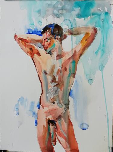 Print of Figurative Erotic Paintings by Jelena Djokic