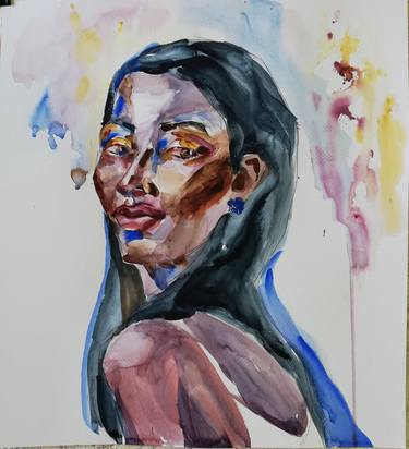 Original Impressionism Portrait Paintings by Jelena Djokic