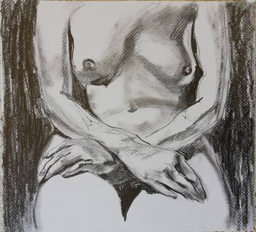 Original Fine Art Nude Drawings by Jelena Djokic