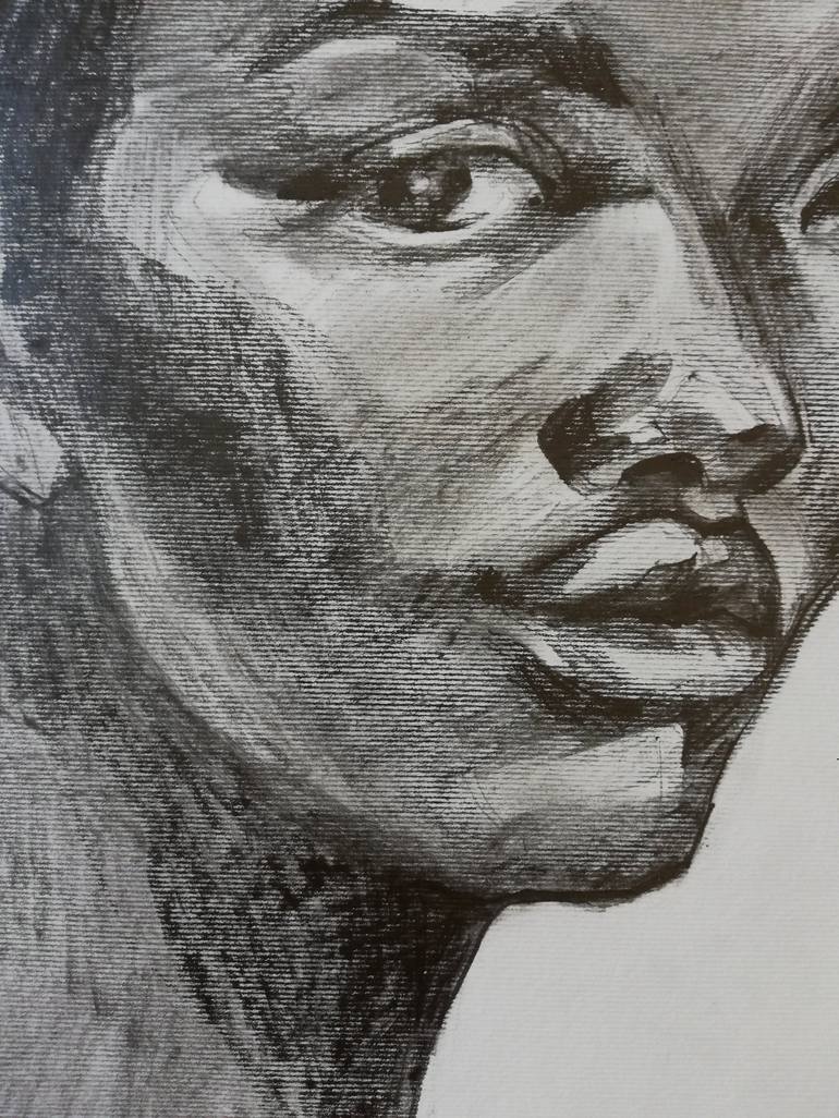 Original Figurative Portrait Drawing by Jelena Djokic