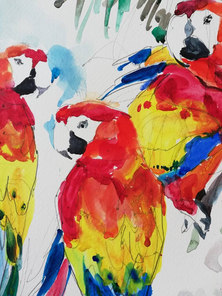 Original Animal Painting by Jelena Djokic