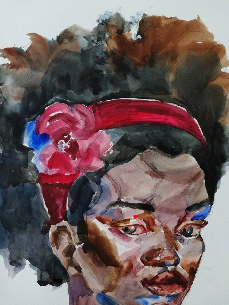 Original Expressionism People Painting by Jelena Djokic