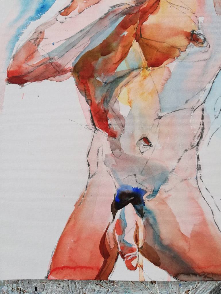 Original Figurative Erotic Painting by Jelena Djokic