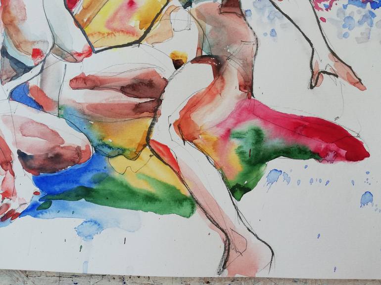 Original Nude Painting by Jelena Djokic