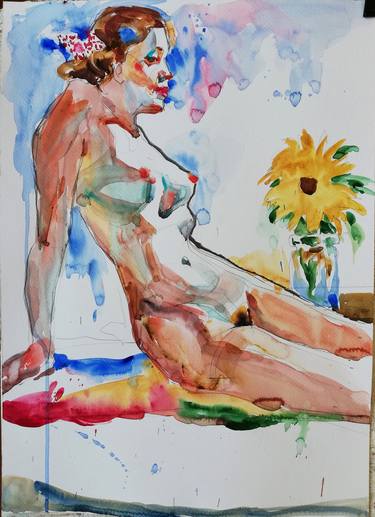 Original Figurative Nude Paintings by Jelena Djokic