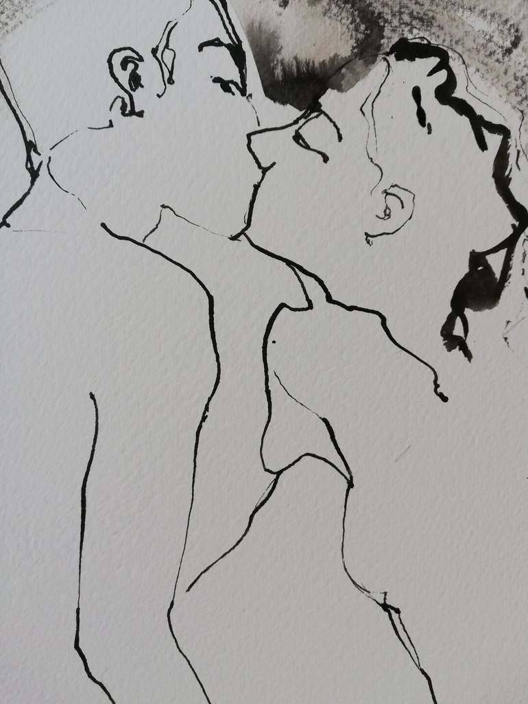 Original Love Drawing by Jelena Djokic