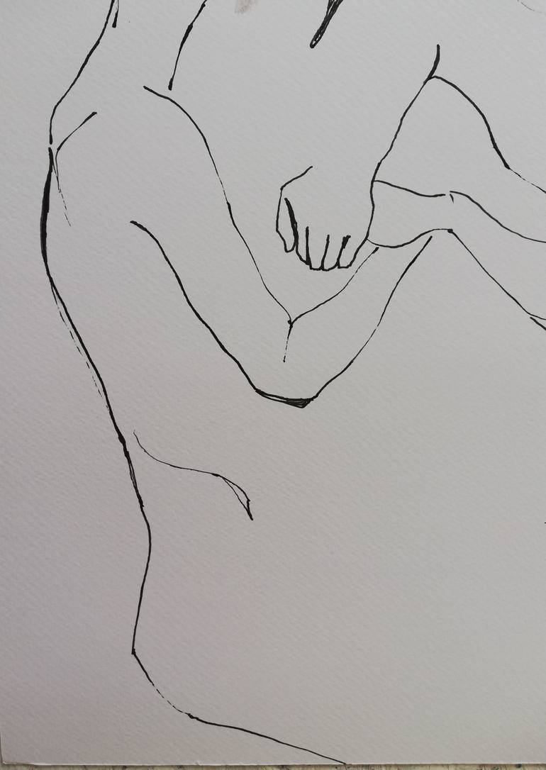 Original Expressionism Love Drawing by Jelena Djokic