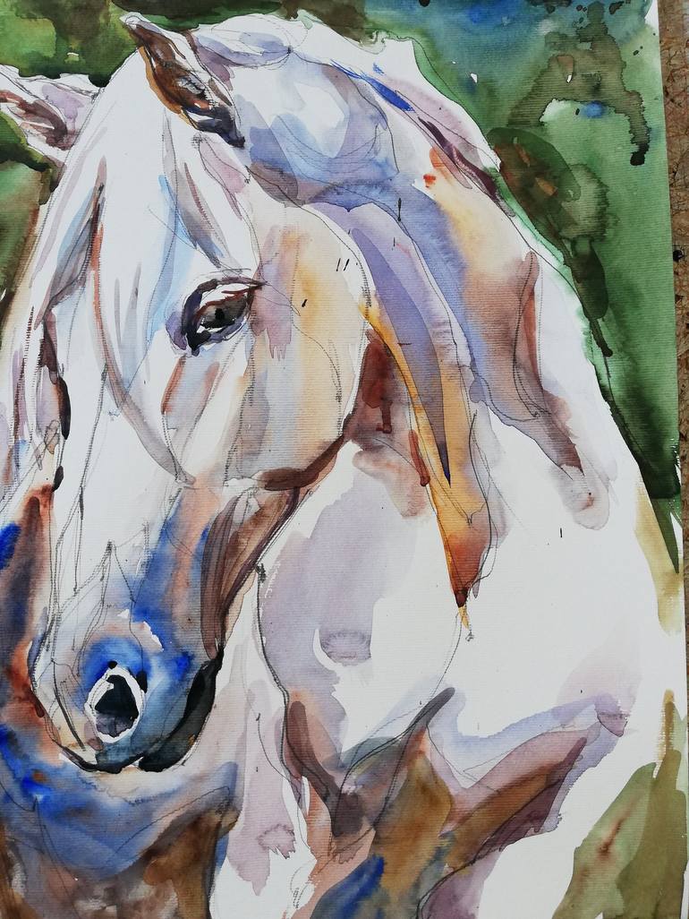 Original Horse Painting by Jelena Djokic