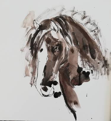 Print of Figurative Horse Drawings by Jelena Djokic