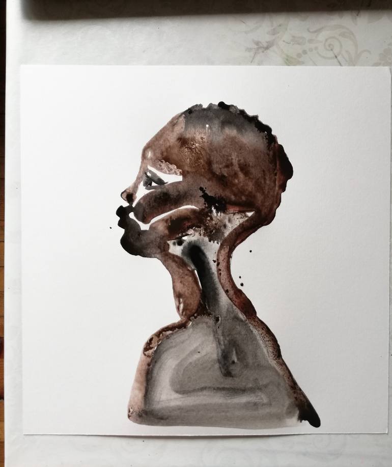 Original Figurative People Drawing by Jelena Djokic