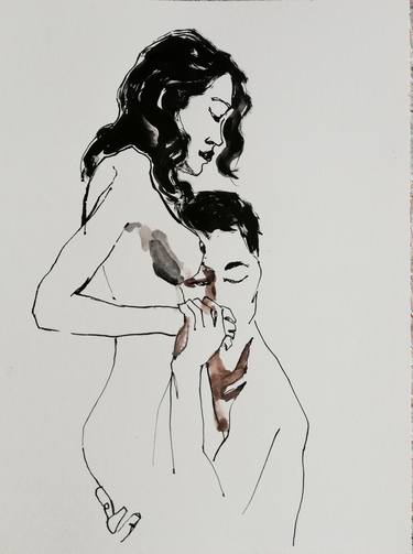 Print of Love Drawings by Jelena Djokic