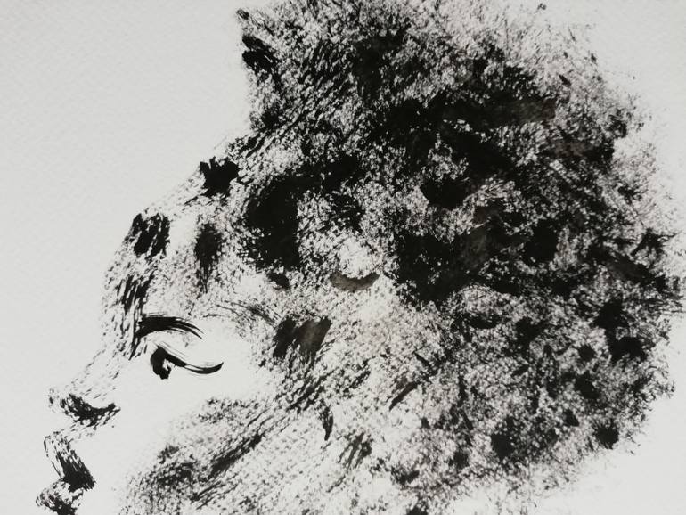 Original Figurative People Drawing by Jelena Djokic