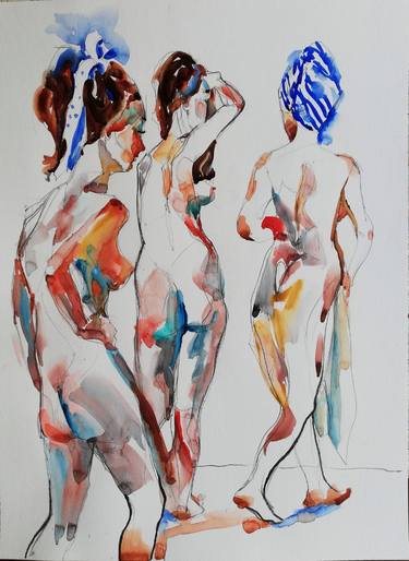 Original Nude Paintings by Jelena Djokic
