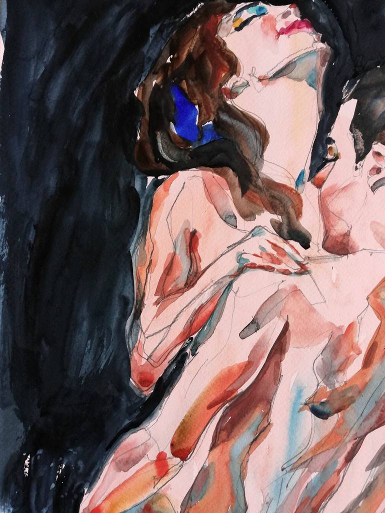 Original Erotic Painting by Jelena Djokic
