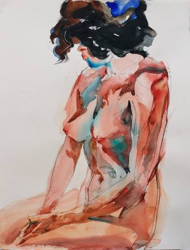 Print of Figurative Nude Paintings by Jelena Djokic