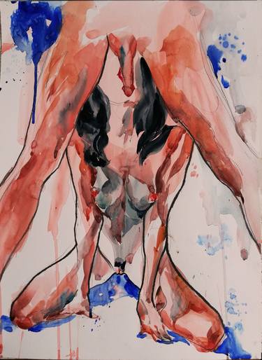 Original Figurative Nude Paintings by Jelena Djokic