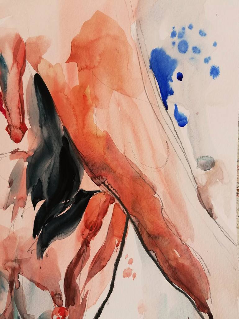 Original Figurative Nude Painting by Jelena Djokic