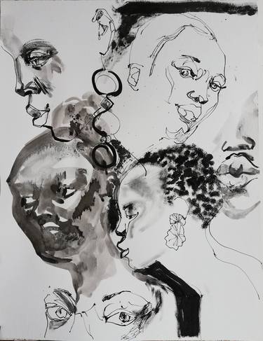 Print of Figurative Portrait Drawings by Jelena Djokic