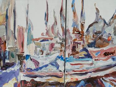 Print of Expressionism Boat Paintings by Jelena Djokic