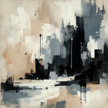 Original Abstract Expressionism Abstract Paintings by Jaime Adrover