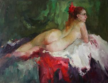 Original Realism Nude Paintings by Daria Zharikova