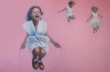 Original Figurative Children Paintings by Nata Zaikina