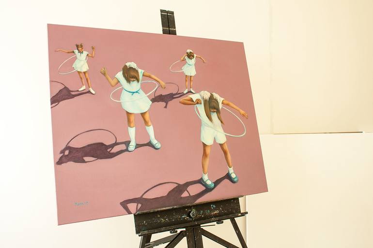 Original Conceptual Children Painting by Nata Zaikina