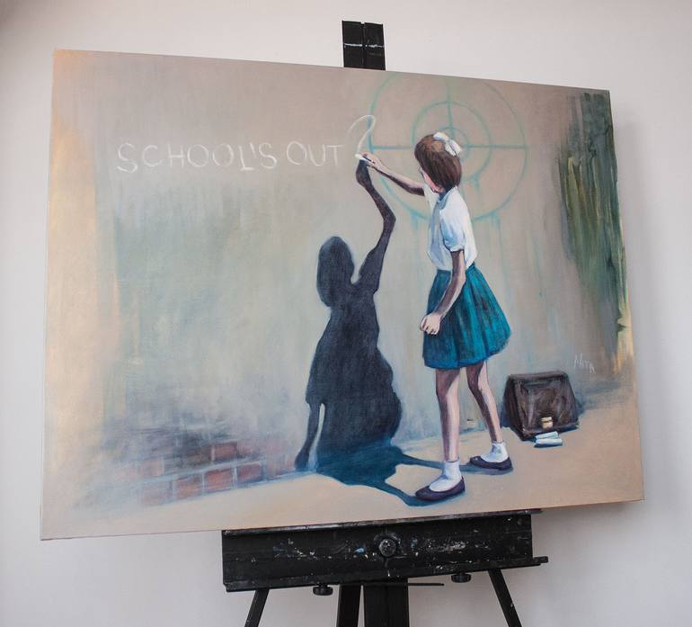 Original Conceptual Children Painting by Nata Zaikina