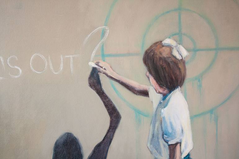 Original Conceptual Children Painting by Nata Zaikina