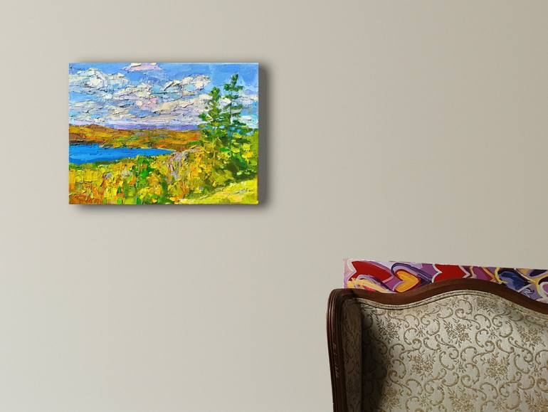 Original Impressionism Landscape Painting by Ruslan Khais