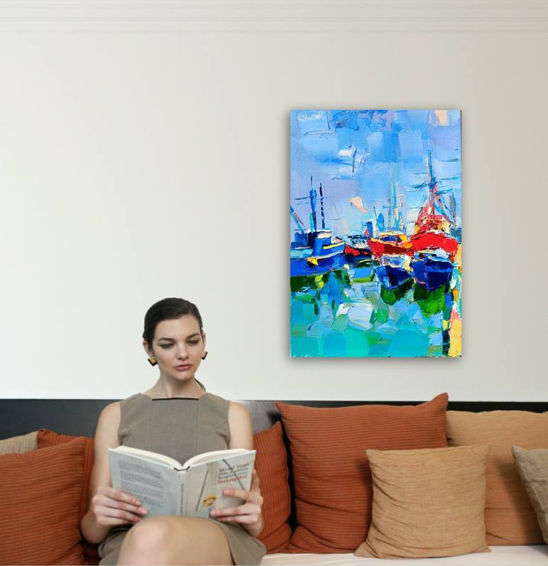 Original Seascape Painting by Ruslan Khais