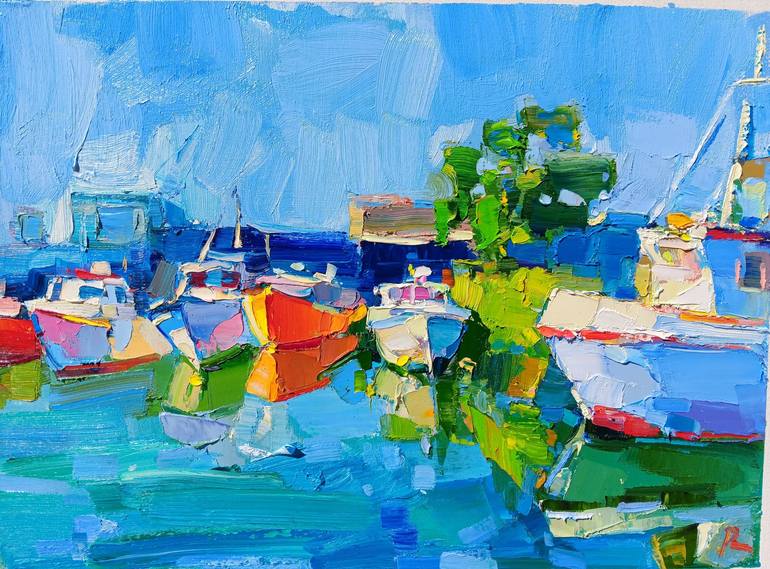 Original Seascape Painting by Ruslan Khais