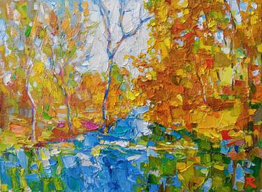 Original Impressionism Landscape Paintings by Ruslan Khais