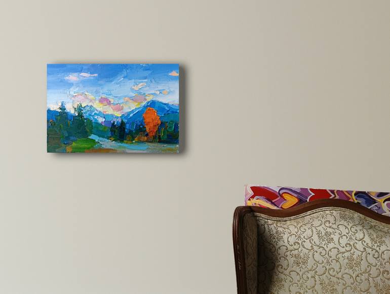 Original Impressionism Landscape Painting by Ruslan Khais