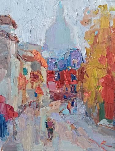 Original Impressionism Cities Paintings by Ruslan Khais
