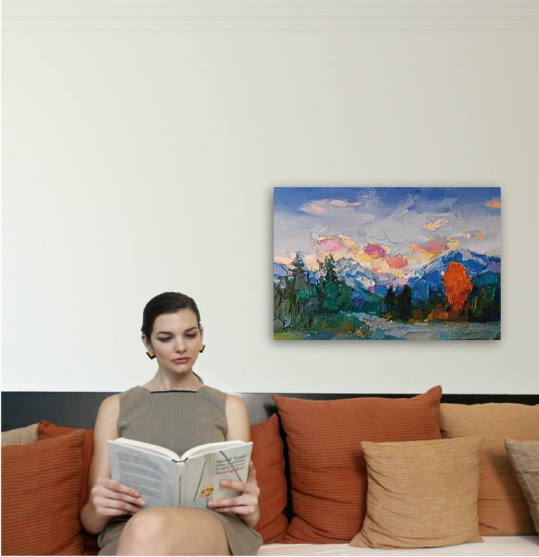 Original Neo-impressionism Landscape Painting by Ruslan Khais